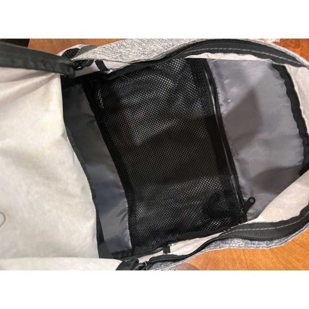 Adidas Originals Backpack Gray Black‎ Laptop School Travel Bag - Picture 7 of 10
